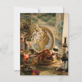 感謝祭伝統的ディナー