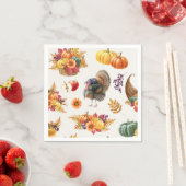 感謝祭伝統的ナプキン スタンダードカクテルナプキン (インサイチュ)