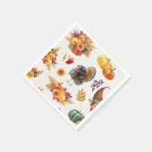 感謝祭伝統的ナプキン スタンダードカクテルナプキン (角)