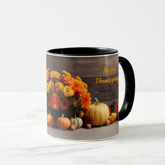 感謝祭伝統的マグ マグカップ (正面右)