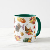 感謝祭伝統的マグ マグカップ (正面右)