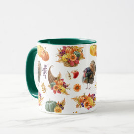 感謝祭伝統的マグ マグカップ