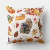 感謝祭伝統的休日装飾用クッション クッション (裏面)