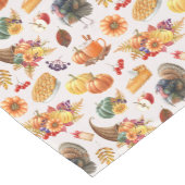 感謝祭伝統的卓走者 ミディアムテーブルランナー (コーナー)