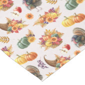 感謝祭伝統的卓走者 ミディアムテーブルランナー (コーナー)