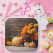 感謝祭伝統的紙プレート ペーパープレート (パーティー)