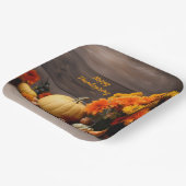 感謝祭伝統的紙プレート ペーパープレート (傾斜あり)