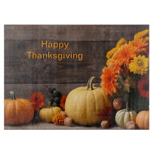 感謝祭伝統的裁断ボード カッティングボード (正面)