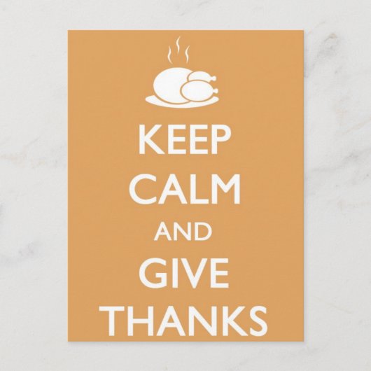 感謝祭保静で与え感謝していトルコ シーズンポストカード (正面)