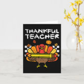 感謝祭先生感謝祭トルコレトロ秋wo カード (黄色い花)