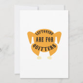 感謝祭名言必需品 - 残ったものは敗者のため シーズンカード (正面)