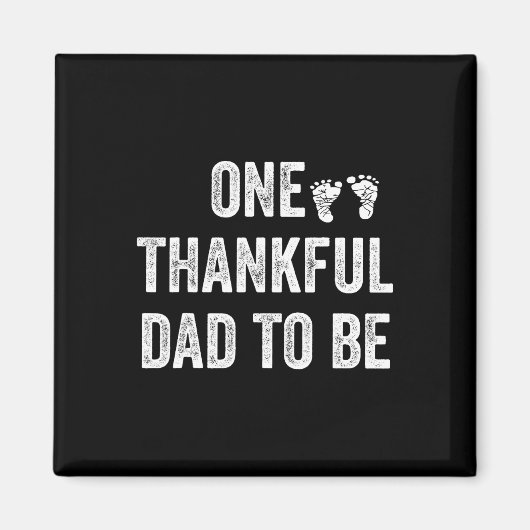 感謝祭妊娠発表 ひとつ感謝の気持ちでいっぱいのD マグネット (正面)