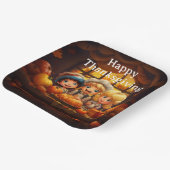 感謝祭子供へ25 ペーパープレート (傾斜あり)