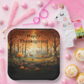 感謝祭子供へ29 ペーパープレート (パーティー)