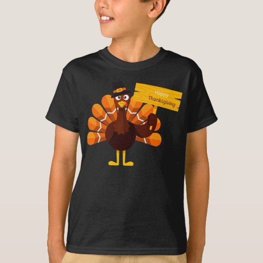 感謝祭子供へ Tシャツ (正面)