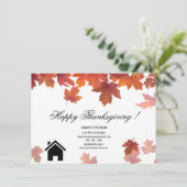 感謝祭実在不動産マーケティングまたはポップ・アートの方法 シーズンカード (スタンド正面)