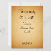 感謝祭小麦食品チェックリスト 招待状 (裏面)