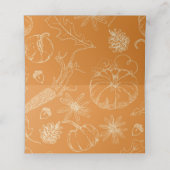 感謝祭座席表 プレイスカード (内部開封)