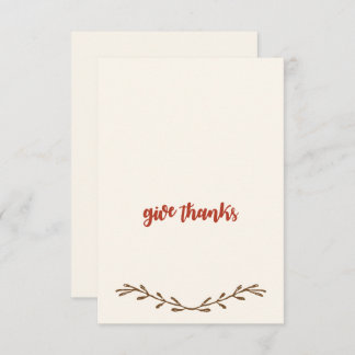 感謝祭座席表 招待状