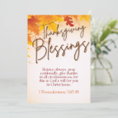 感謝祭恵みグリーティングカード付/バイブル・バース シーズンカード (スタンド正面)
