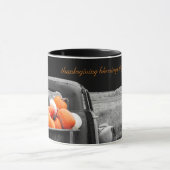 感謝祭恵みムグブラック マグカップ (中央)