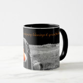 感謝祭恵みムグブラック マグカップ (正面右)