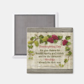 感謝祭恵みモットー マグネット (正面/裏面)