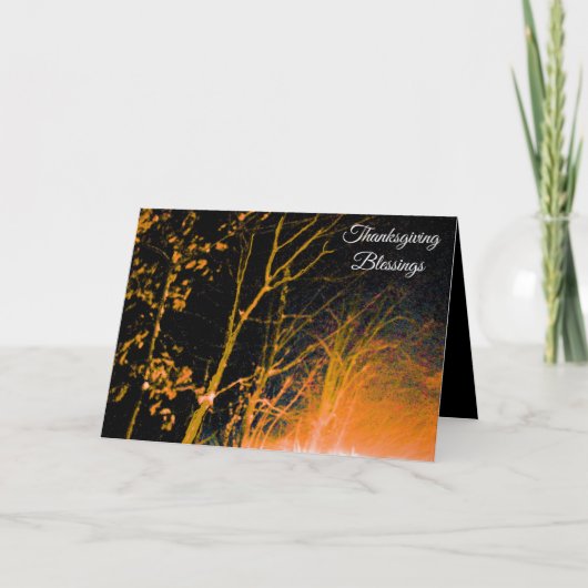 感謝祭恵み紅葉ナイトスカイ シーズンカード (正面)