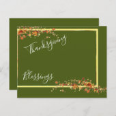 感謝祭恵み背景 (正面/裏面)