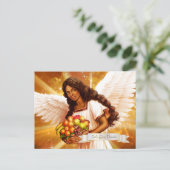 感謝祭恵み。エンジェル絵画ズ ポストカード (スタンド正面)