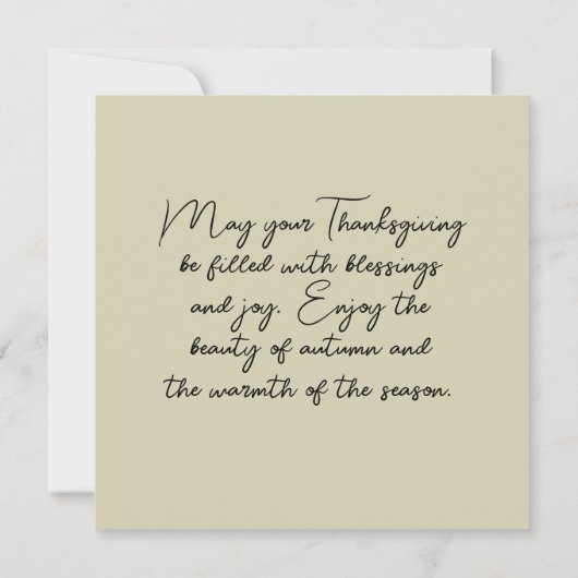 感謝祭恵み カード (裏面)