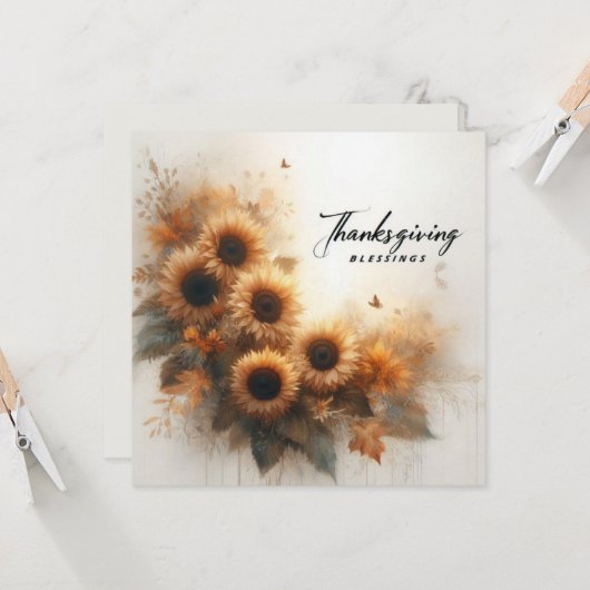 感謝祭恵み カード (正面/裏面インサイチュ)