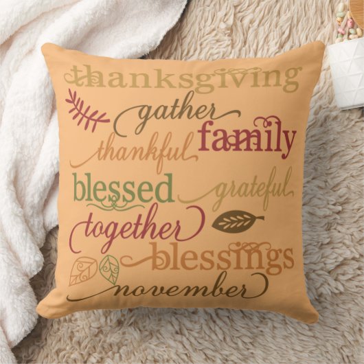 感謝祭恵み クッション (ブランケット)