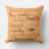 感謝祭恵み クッション (正面)