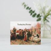 感謝祭恵み。ファインアートはがき ポストカード (スタンド正面)