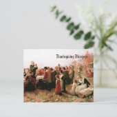 感謝祭恵み。ファインアート シーズンポストカード (スタンド正面)