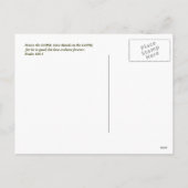 感謝祭恵み。ファインアート シーズンポストカード (裏面)