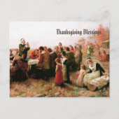 感謝祭恵み。ファインアート シーズンポストカード (正面)