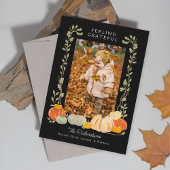 感謝祭感じの感謝の写真 シーズンカード