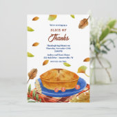 感謝祭感謝していの招待状 招待状 (スタンド正面)