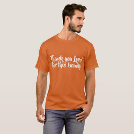 感謝祭感謝していの日に – 主よ Tシャツ