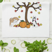 感謝祭手タオル キッチンタオル (折り畳み)