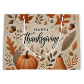 感謝祭抱き枕 – 大 ラージペーパーバッグ (正面)