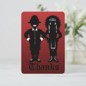 感謝祭招待状パーソナライズされたパーティー招待状 招待状 (スタンド正面)