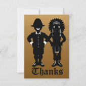 感謝祭招待状パーソナライズされたパーティー招待状 招待状 (正面)