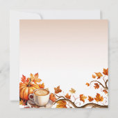 感謝祭招待状感謝祭ディナー 招待状 (裏面)