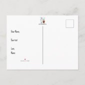 感謝祭招待状葉書 インビテーションポストカード (裏面)