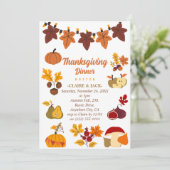 感謝祭招待状 シーズンカード (スタンド正面)