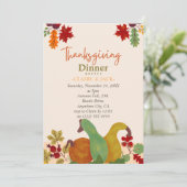 感謝祭招待状 シーズンカード (スタンド正面)