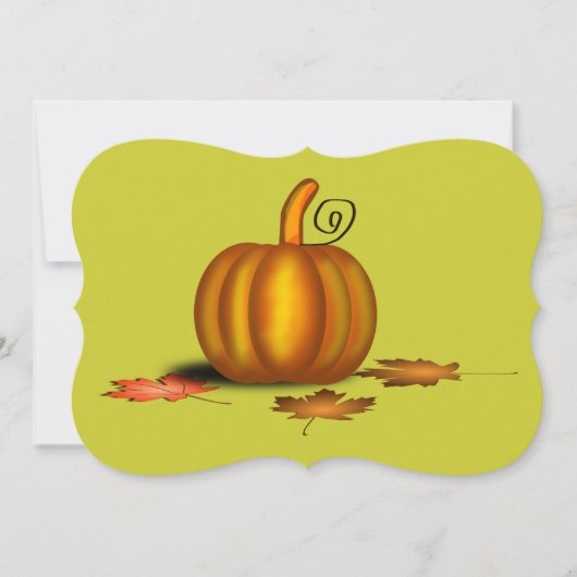 感謝祭招待状 招待状 (正面)